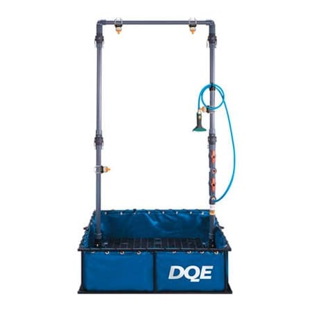 HAZ MAT DQE, INC. DQE® Quick Response Decon Shower System - Aluminum HMK3101A